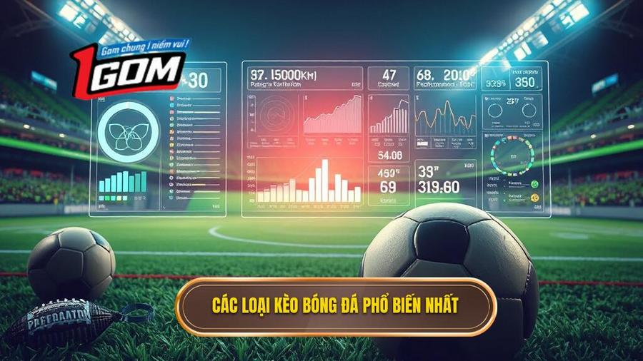 Các loại kèo bóng đá ăn tiền phổ biến nhất hiện nay