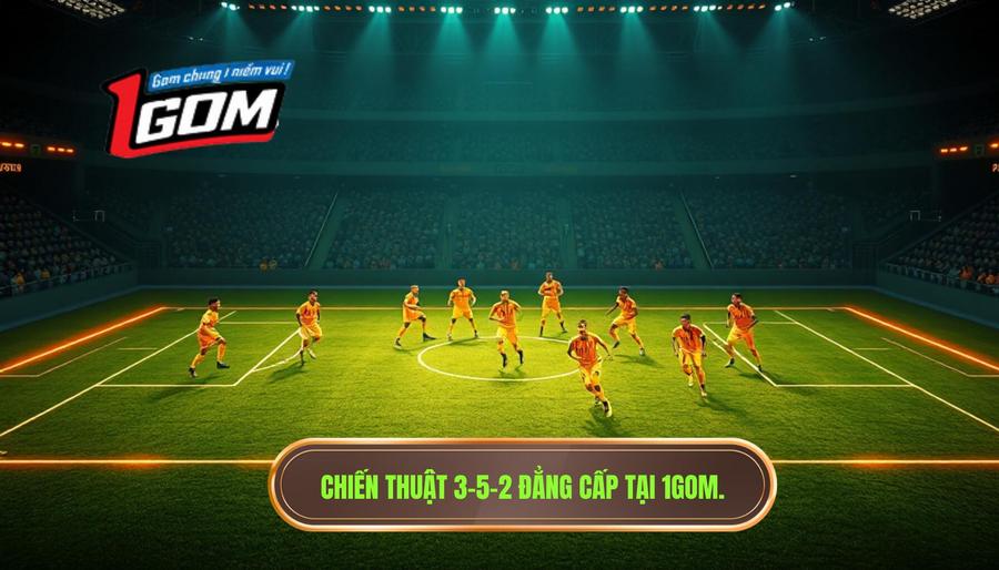 Chiến thuật bóng đá 3-5-2 tấn công